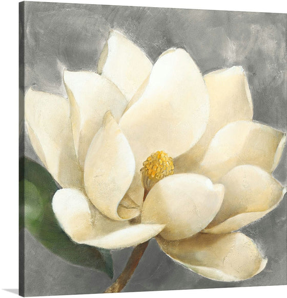 “Magnolia Blossom on Gray“, Albena Hristova