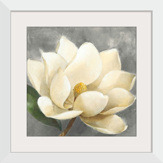 “Magnolia Blossom on Gray“, Albena Hristova