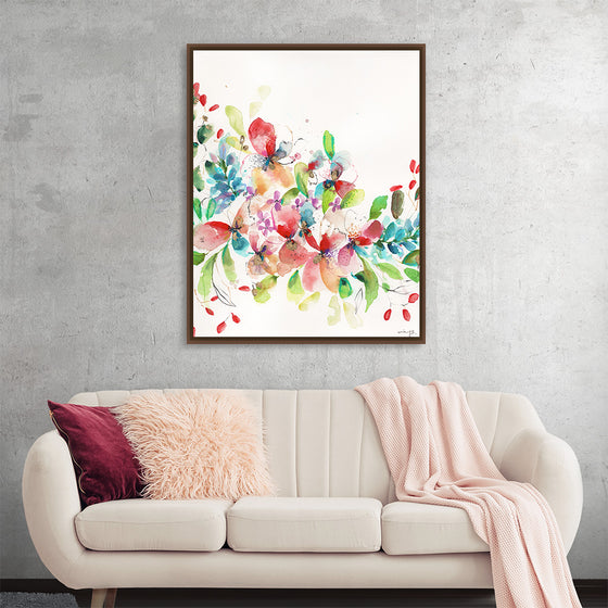 “Bold Red SC” is an electrifying canvas that pulses with the spirit of nature’s vibrant blooms. This exquisite print, a harmonious blend of watercolor blossoms, invites a dance of colors into any space it graces. Each stroke, each hue, is a testament to the artist’s mastery and vision—capturing the ephemeral beauty of nature in perpetual bloom. 