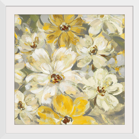 “Scattered-Spring-Petals-Yellow-Gray-Crop“, Silvia Vassileva