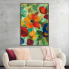 “Summer-Floral-V” by Silvia Vassileva: Immerse yourself in the vibrant and refreshing aura of this exquisite print. A harmonious blend of blossoming flowers painted in a symphony of warm hues, it promises to breathe life into any space. Each brushstroke reveals Vassileva’s masterful artistry, capturing the ephemeral beauty of summer in a dance of color that remains evergreen. 