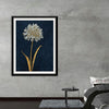 "Shimmering Summer I Indigo Crop" by James Wiens is a stunning botanical print that captures the delicate beauty of a white flower against a rich indigo backdrop. The artist's masterful use of gold leaf adds a touch of luxury and elegance, making this piece a perfect addition to any home. Whether you're looking to create a serene bedroom or a sophisticated living space, this print is sure to elevate your decor.