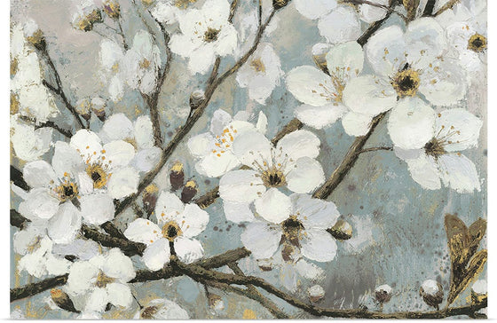 “Cherry Blossoms I Blue“, James Wiens