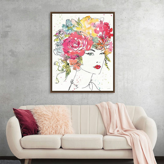 “Floral Figures I” by Anne Tavoletti invites you into a world where art and emotion intertwine. This exquisite print captures the delicate essence of femininity intertwined with the natural beauty of blooming flowers. Every brushstroke, every hue, is a testament to Tavoletti’s masterful artistry. 