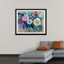  “Garden Variety” by Jeanette Vertentes invites you into a world where art and emotion intertwine. This exquisite print captures the delicate essence of femininity intertwined with the natural beauty of blooming flowers. Every brushstroke, every hue, is a testament to Vertentes’ masterful artistry. 