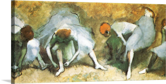 “Dancers Trying Shoes”, Edgar Degas