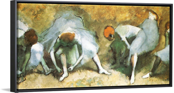 “Dancers Trying Shoes”, Edgar Degas