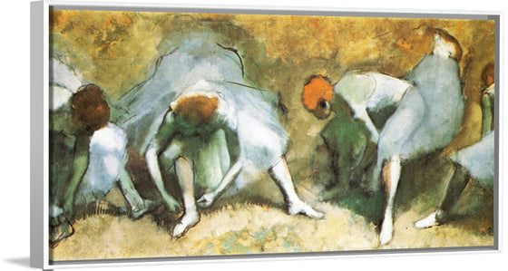 “Dancers Trying Shoes”, Edgar Degas