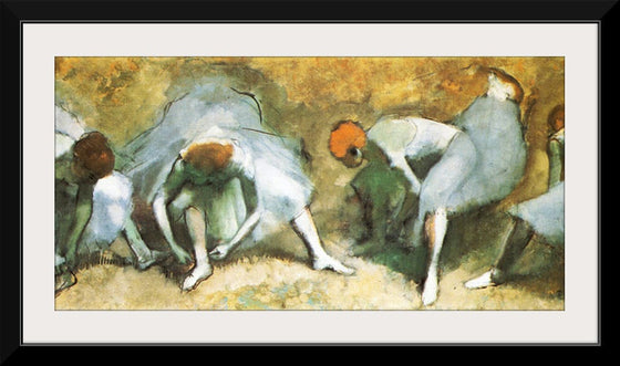 “Dancers Trying Shoes”, Edgar Degas