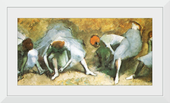 “Dancers Trying Shoes”, Edgar Degas