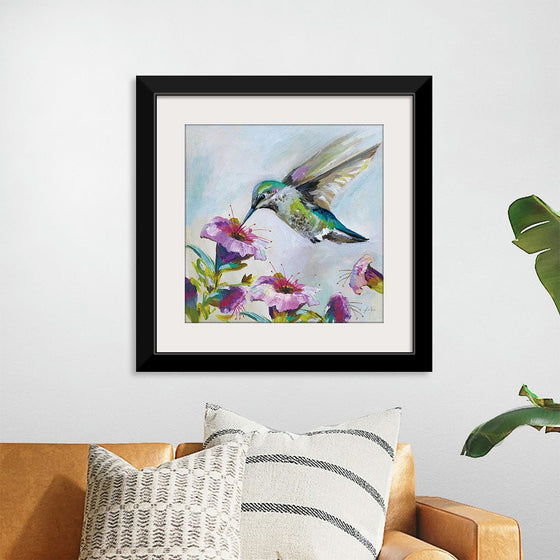 “Hummingbird II Florals“, Jeanette Vertentes