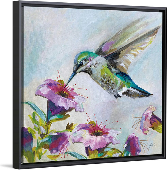 “Hummingbird II Florals“, Jeanette Vertentes