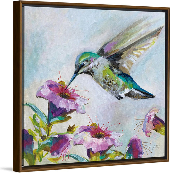 “Hummingbird II Florals“, Jeanette Vertentes