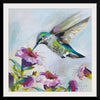 “Hummingbird II Florals“, Jeanette Vertentes