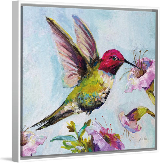 “Hummingbird I Florals“, Jeanette Vertentes