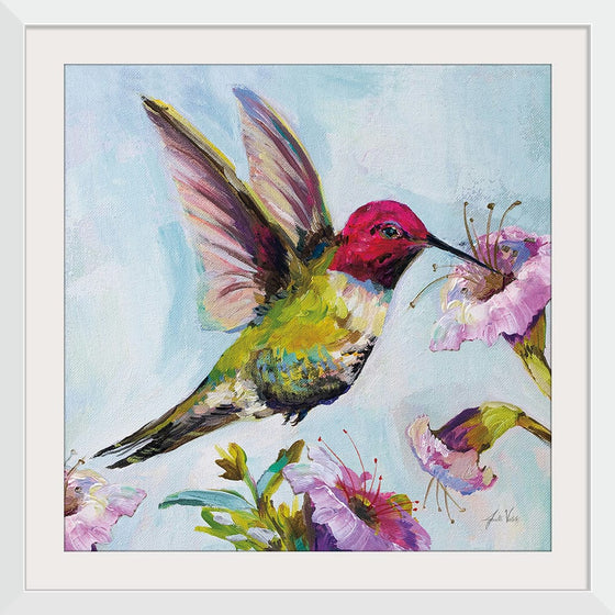 “Hummingbird I Florals“, Jeanette Vertentes