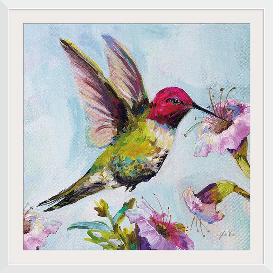 “Hummingbird I Florals“, Jeanette Vertentes