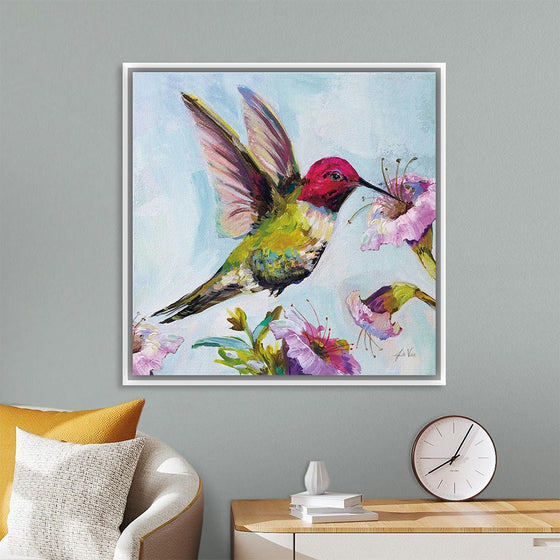 “Hummingbird I Florals“, Jeanette Vertentes