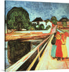 “Girls On a Bridge“, Edvard Munch