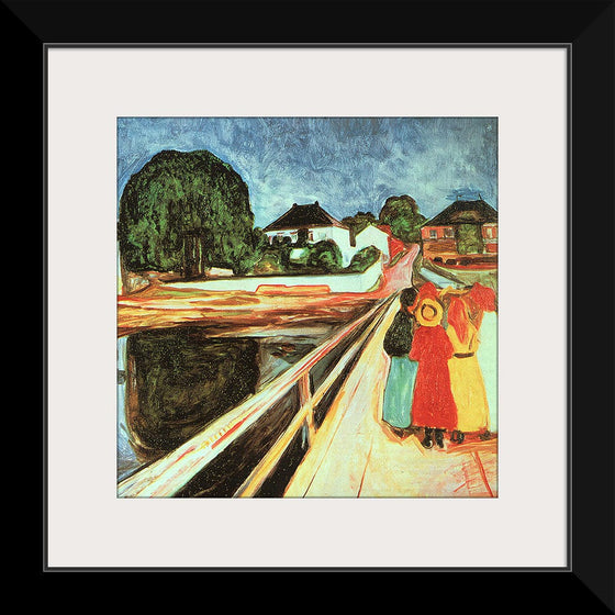 “Girls On a Bridge“, Edvard Munch