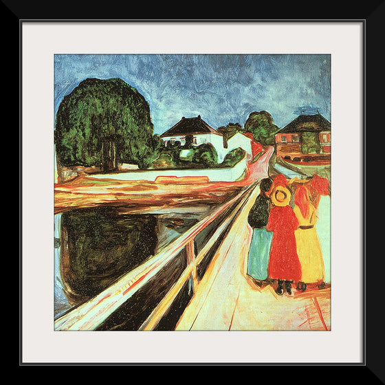 “Girls On a Bridge“, Edvard Munch