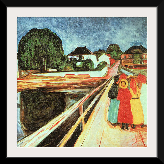 “Girls On a Bridge“, Edvard Munch