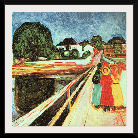 “Girls On a Bridge“, Edvard Munch