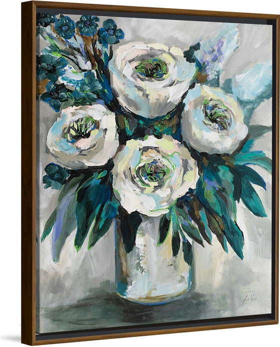 “White Roses Bouquet Crop“, Jeanette Vertentes