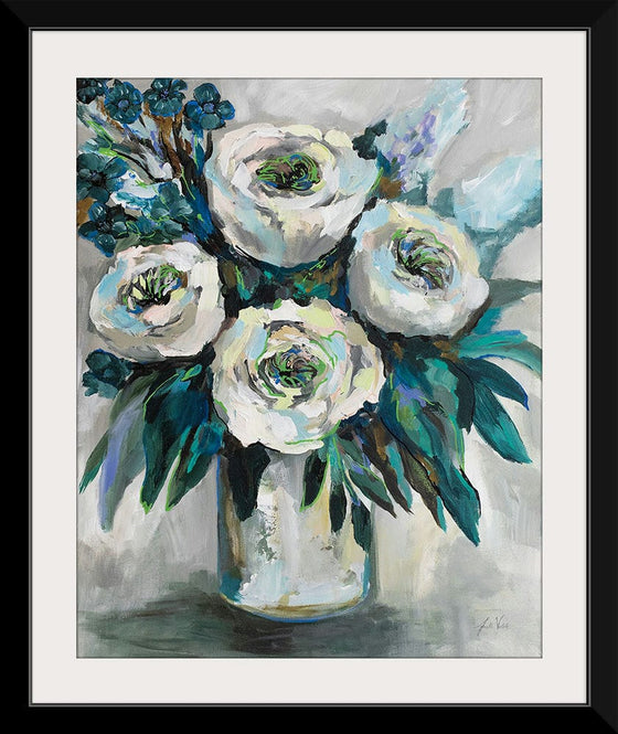 “White Roses Bouquet Crop“, Jeanette Vertentes