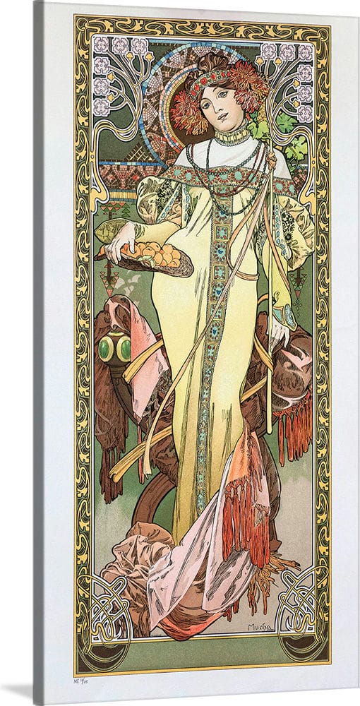 “Automne Saisons (1900)”, Alphonse Mucha