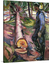 “The Lumberjack“, Edvard Munch