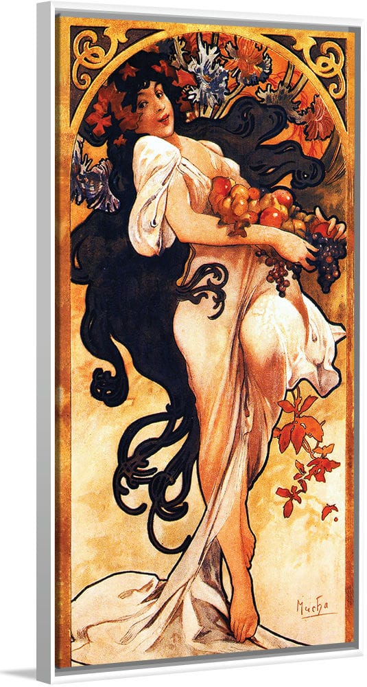 “Autumn (1897)”, Alphonse Mucha