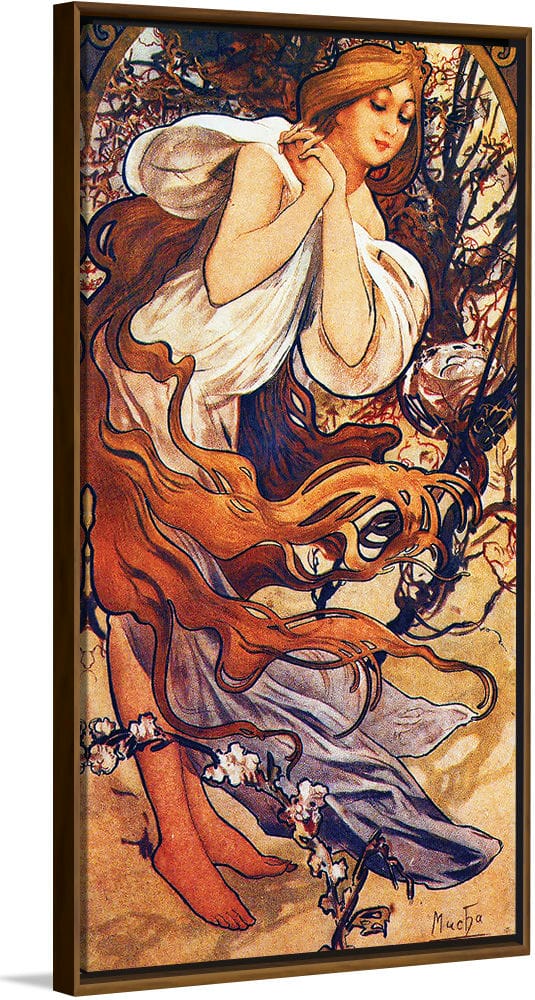 “Spring (1897)”, Alphonse Mucha