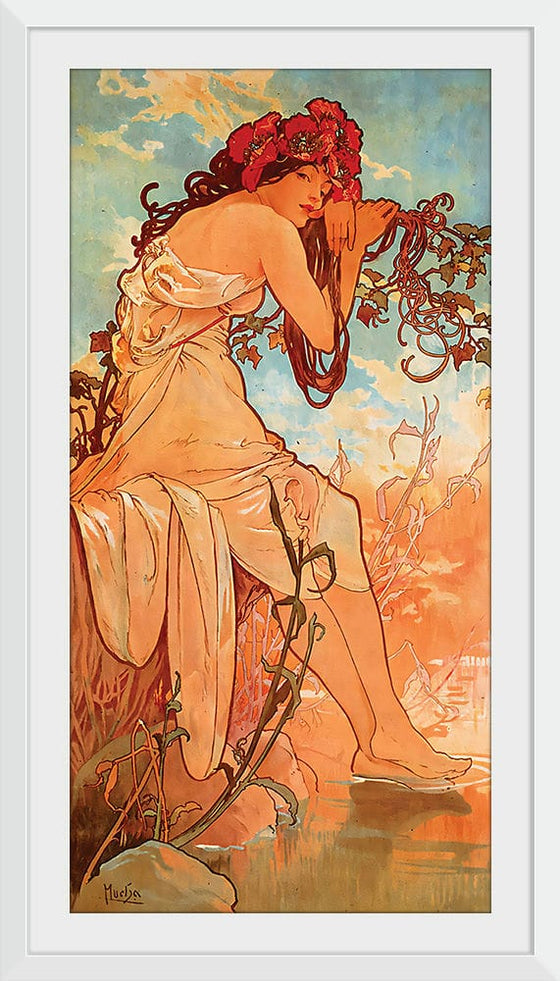 “Summer (1896)”, Alphonse Mucha