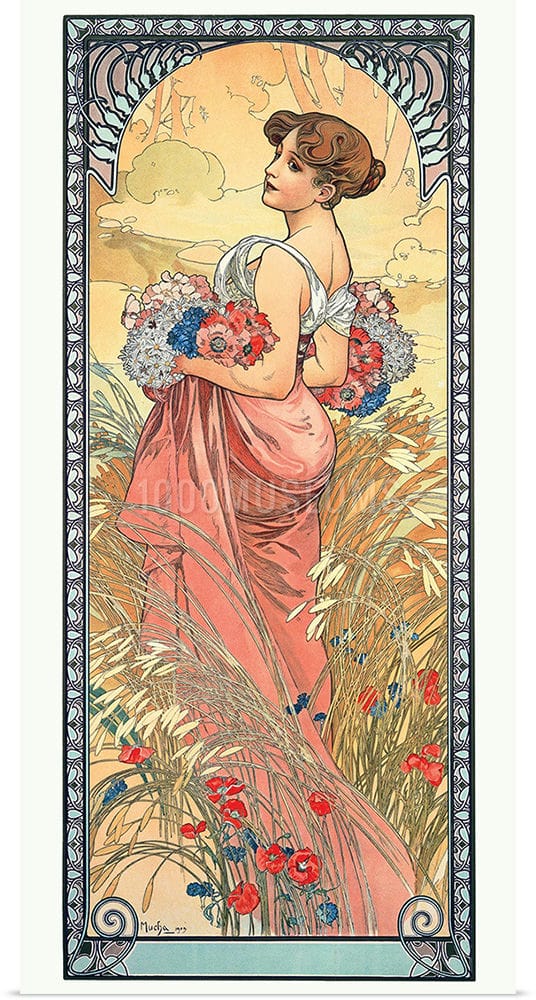 “Summer (1900)”, Alphonse Mucha