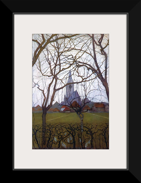 “Village Church (1898)“, Piet Mondrian