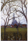 “Village Church (1898)“, Piet Mondrian