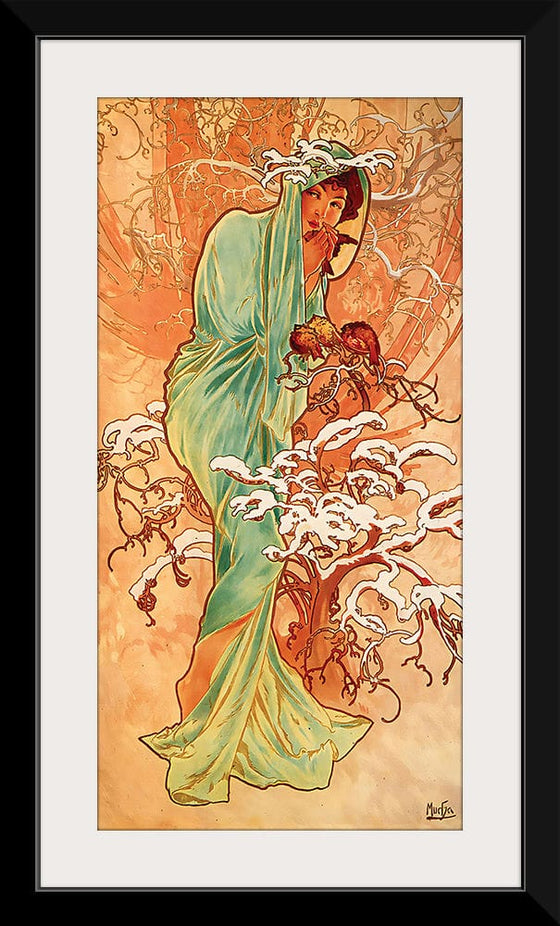 “Winter (1896)”, Alphonse Mucha