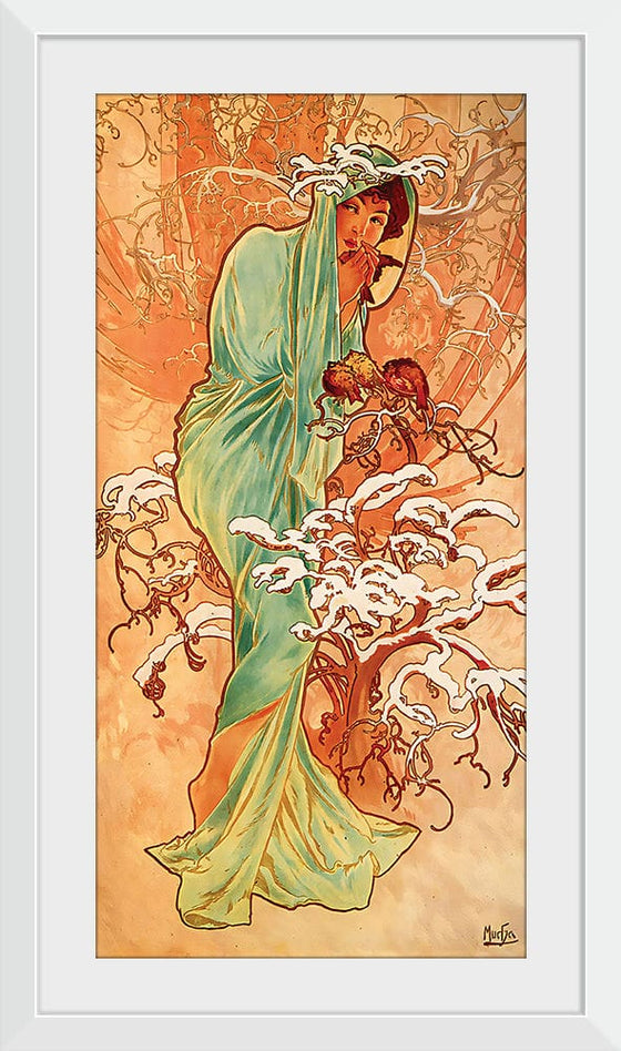 “Winter (1896)”, Alphonse Mucha