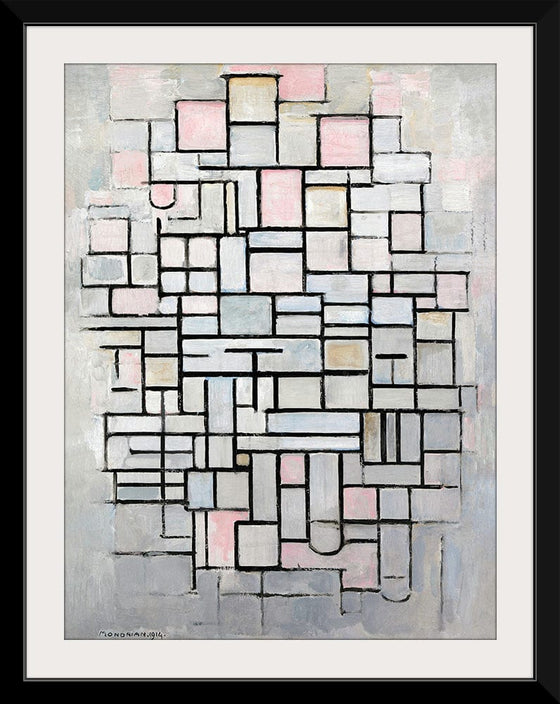 “Composition No. IV (1914)“, Piet Mondrian