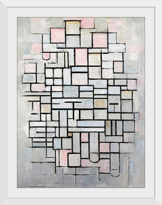 “Composition No. IV (1914)“, Piet Mondrian