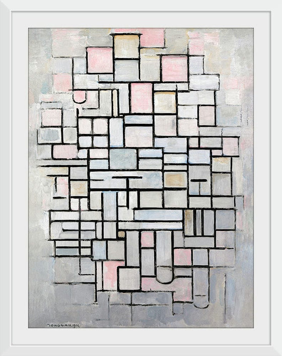 “Composition No. IV (1914)“, Piet Mondrian