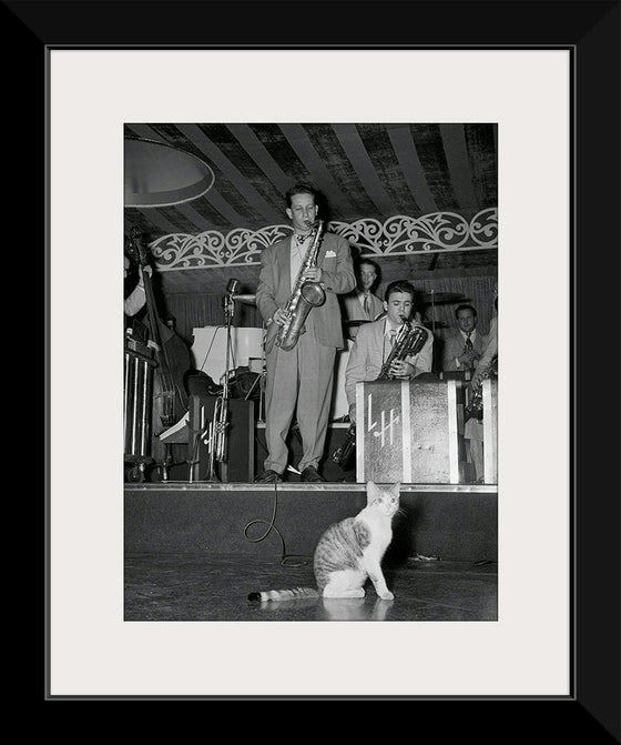 “Sam Donahue and Hep - Aquarium New York, NY ca. Dec-1946 01”, William P. Gottlieb