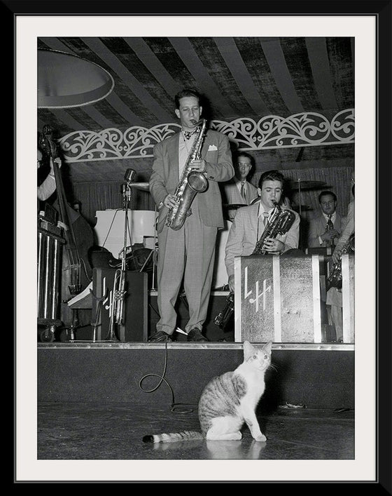 “Sam Donahue and Hep - Aquarium New York, NY ca. Dec-1946 01”, William P. Gottlieb