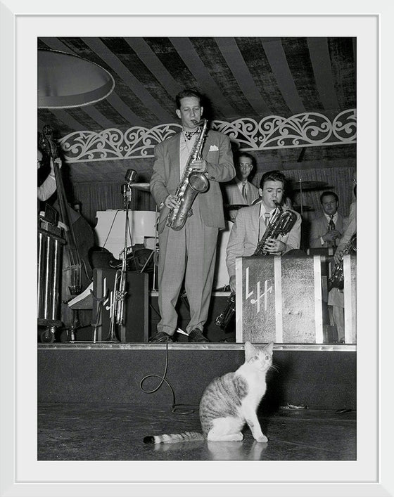 “Sam Donahue and Hep - Aquarium New York, NY ca. Dec-1946 01”, William P. Gottlieb