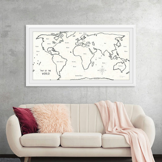 Sketch Map II invites you on an artistic journey. This abstract map captures the essence of exploration and discovery. Its minimalist lines evoke curiosity and wanderlust. Hang it in your study or travel-inspired room to ignite your imagination.