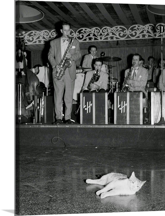 “Sam Donahue and Hep - Aquarium New York, NY ca. Dec-1946 03”, William P. Gottlieb