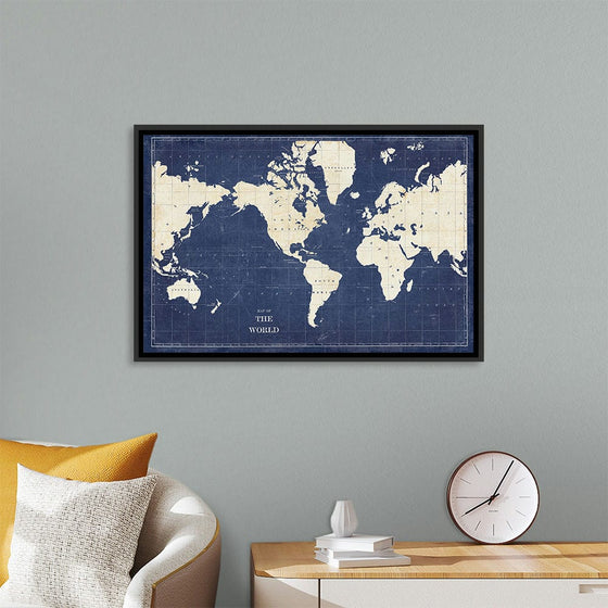 “Blueprint World Map“, Sue Schlabach