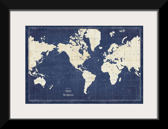 “Blueprint World Map“, Sue Schlabach