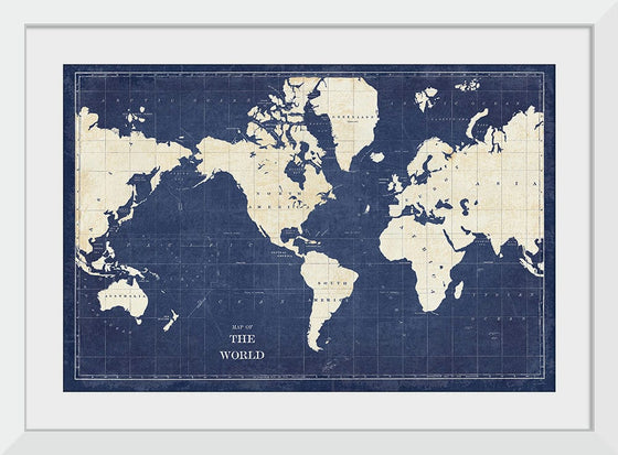 “Blueprint World Map“, Sue Schlabach